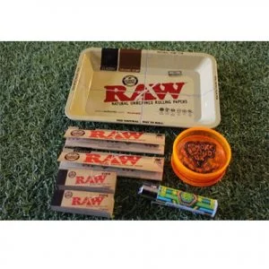 Raw Classic Small Rolling Tray Bundle