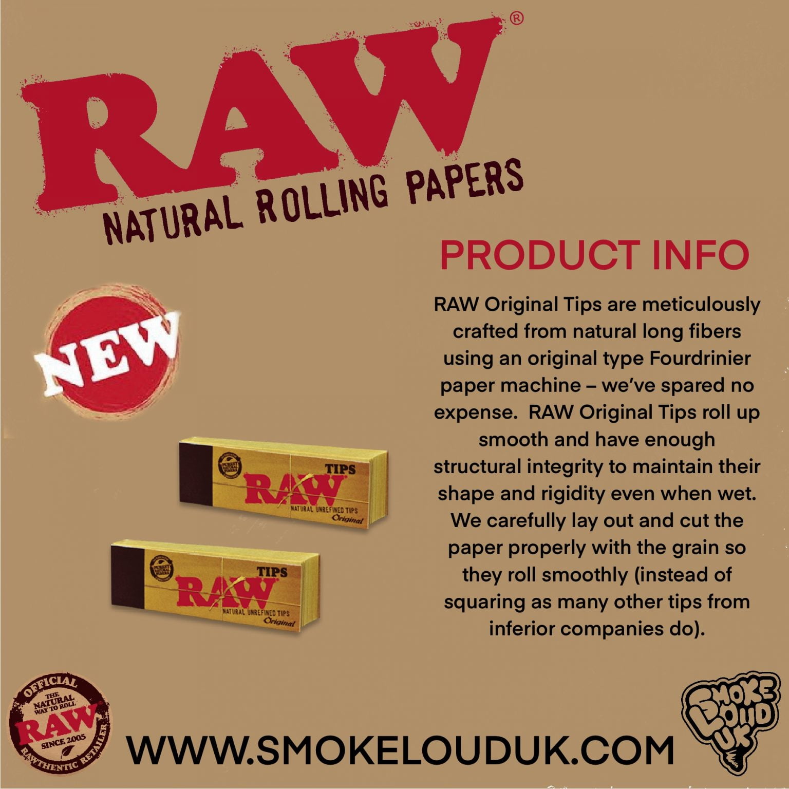 RAW Tips (single) Smoke Loud UK