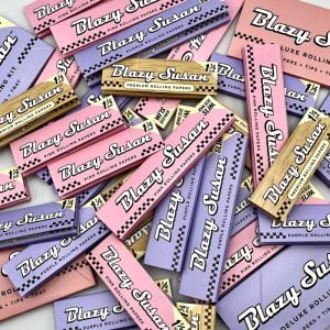 blazy susan king size rolling papers – pink