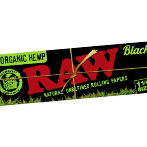 raw black organic hemp 1 1 4 paper