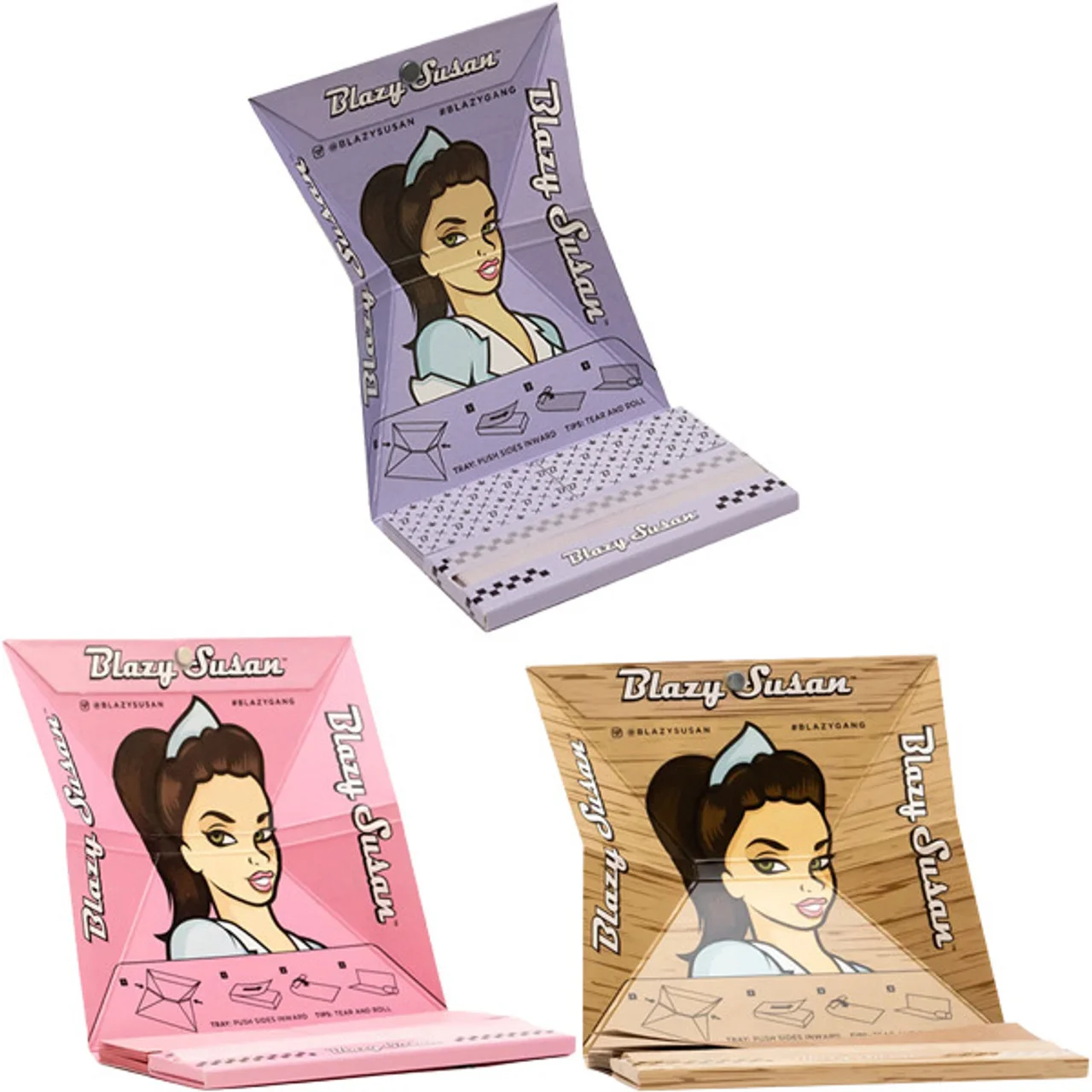 blazy susan deluxe rolling kit – unbleached