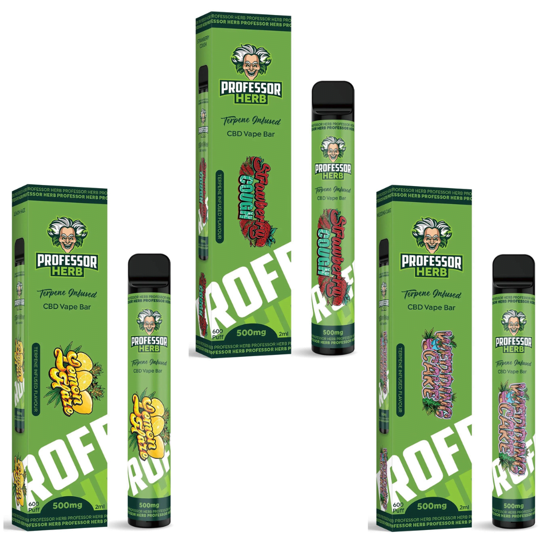 Professor Herb Disposable CBD Vape Pens (500mg) Smoke Loud UK