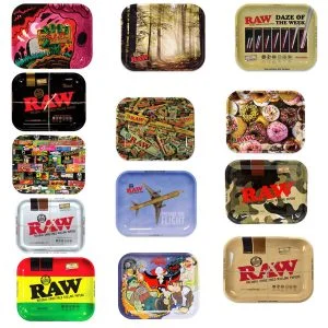raw rolling tray large