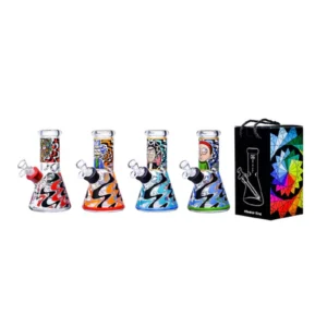 tough glass beaker style water pipe